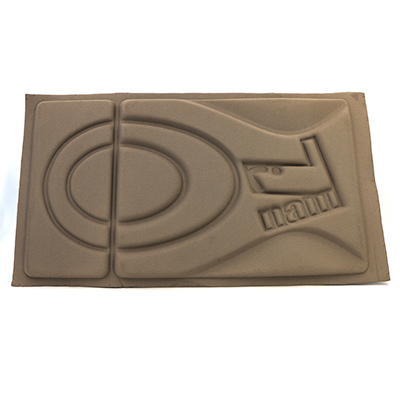 Foam molding parts panel for 7 NANI with breathable mesh fabric long lasting in tan color