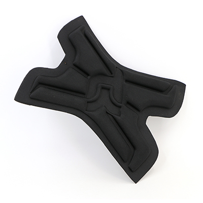 Heat compression molded soft EVA X shaped for Kiteboard surfing harness inner back support