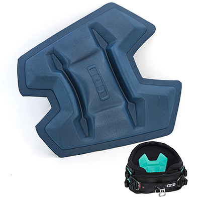Thermoformed foam unit for ion revoxx kite harness back support in various colors