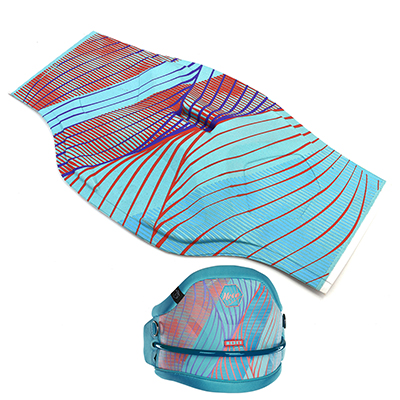 Molded white EVA foam parts for ION NOVA green harness frame panel