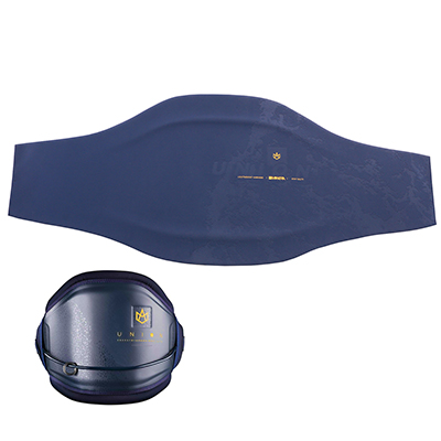 Compression molded low density EVA foam as manera union harness front panel