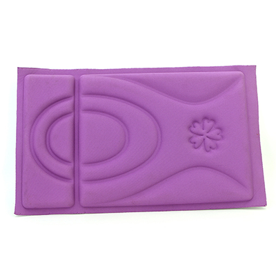 eva foam molding backpack panel Parts for Disney school bag with Purple BK mesh fabric
