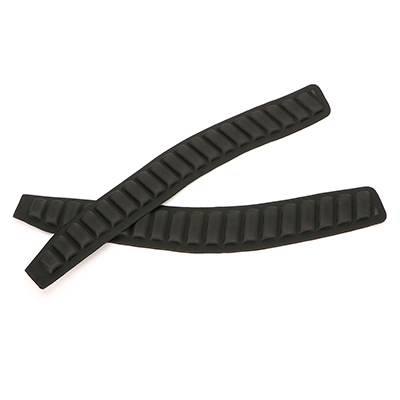 Molded 3d shaped Foam shoulder Straps with Black lycra coated