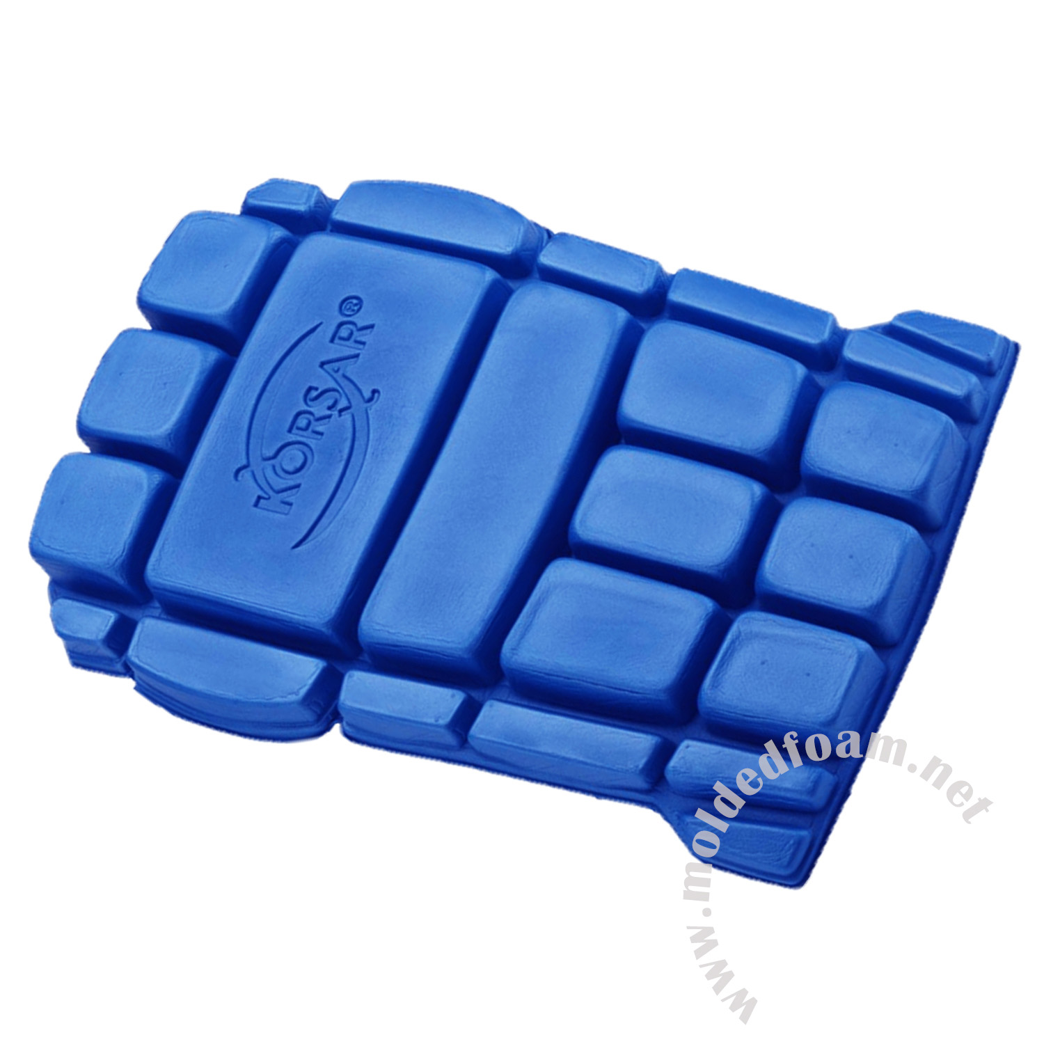 Compression molding EVA foam part medium hard for builders knee pads ...