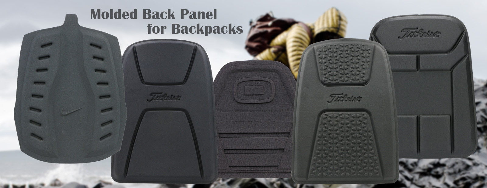 Compression Molded EVA foam panel for backpacks