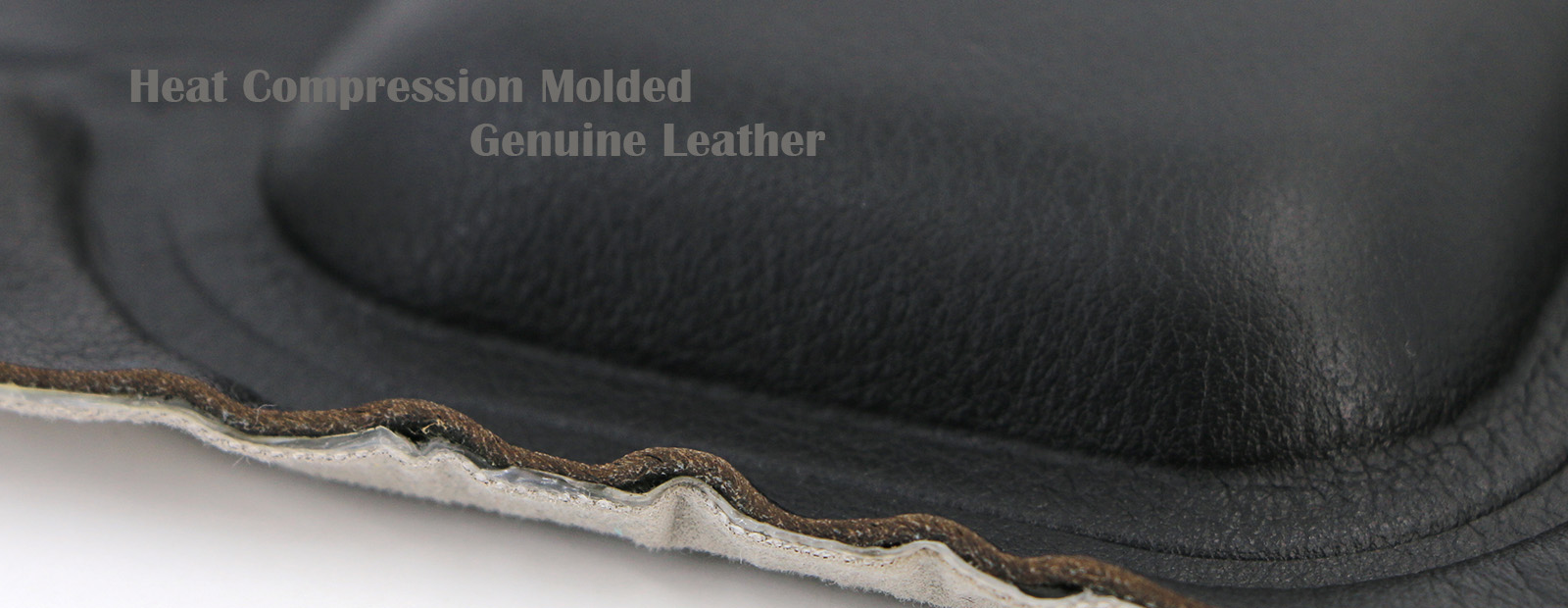 compression moulding genuine leather