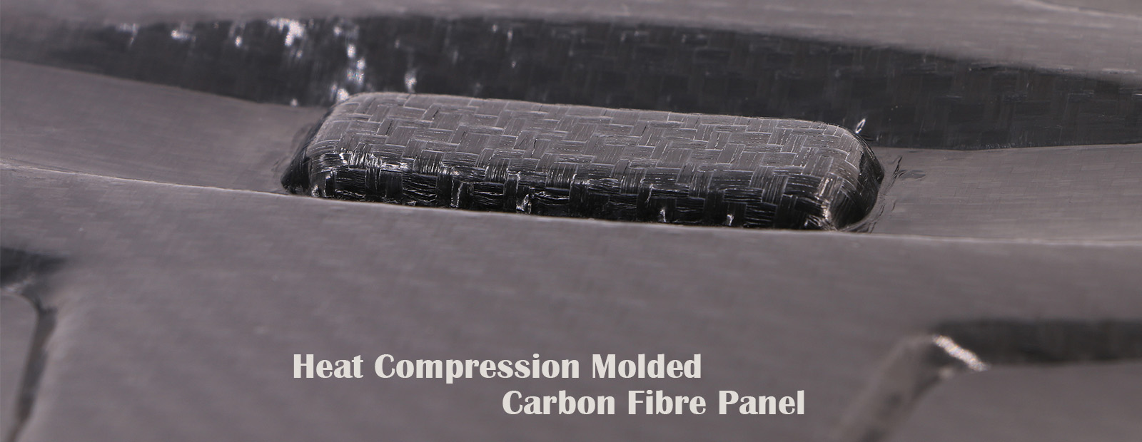 hot compression molded composite plastic carbon fiber