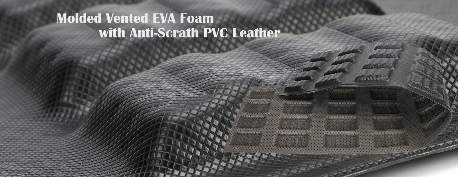 heavy gauge thermoforming large eva panel with PVC leather